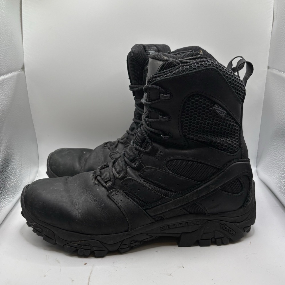 Merrell Moab 2 Tactical Response J45335 Black Waterproof Men's Boots Size 9.5